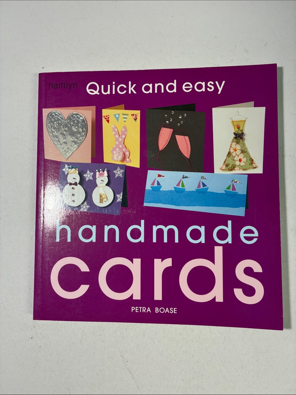 Handmade Cards Craft Book - Purple Cover